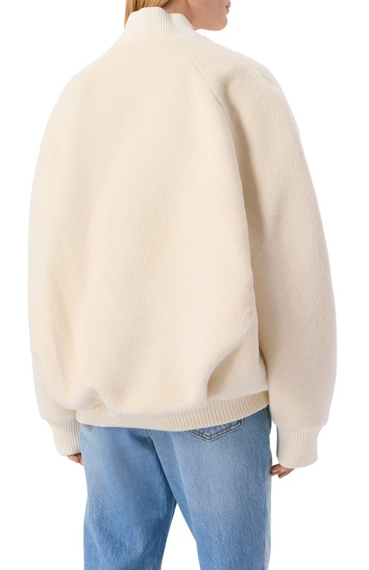 Бомбер Jacquemus 25H0UW00104AW0/0627 Кремовый  25H0UW00104AW0/0627 Фото 4