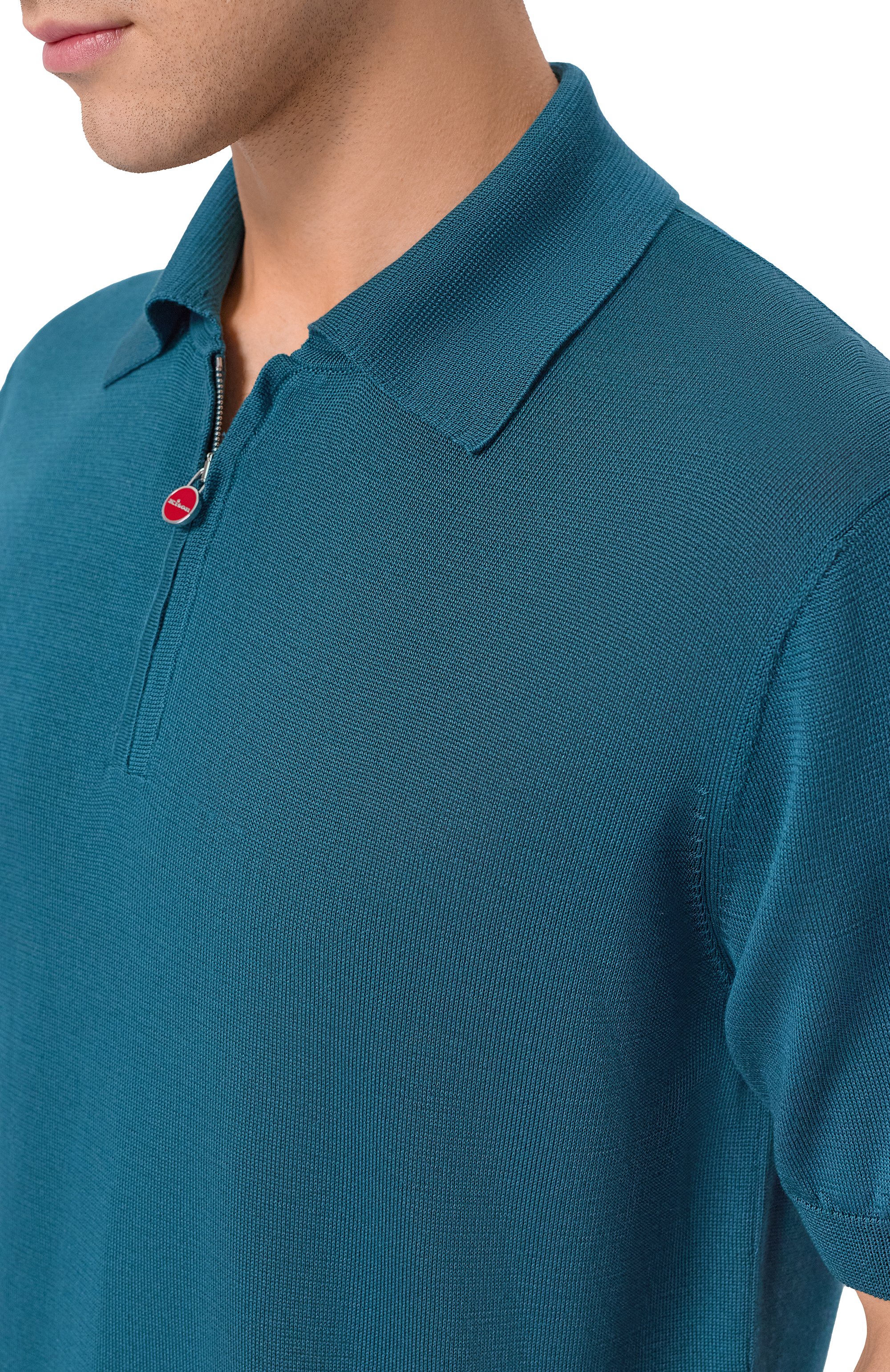 Шелковое поло KITON, арт. UMK0851, фото 5