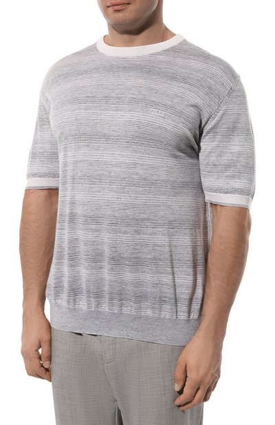 Джемпер из шерсти и шелка ZILLI, арт. KRN002M0347VHST00_1, фото 3