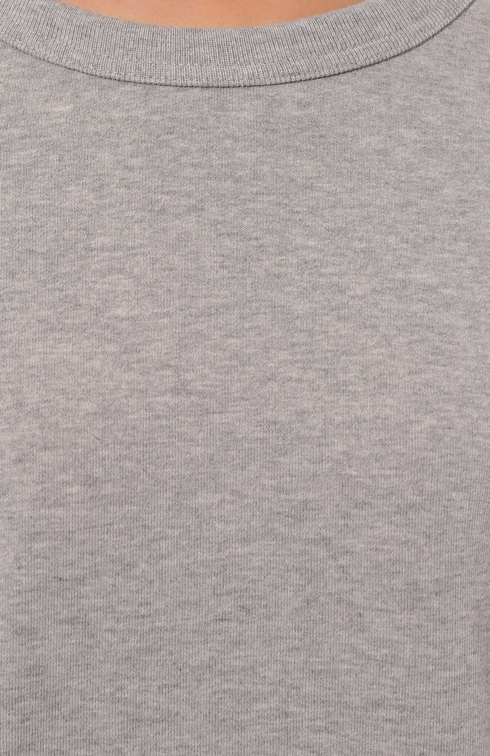 Хлопковый свитшот DRIES VAN NOTEN серого цвета по цене 41450 руб., арт. 242-011149-9610, фото 5 Хлопковый свитшот DRIES VAN NOTEN, арт. 242-011149-9610, фото 5