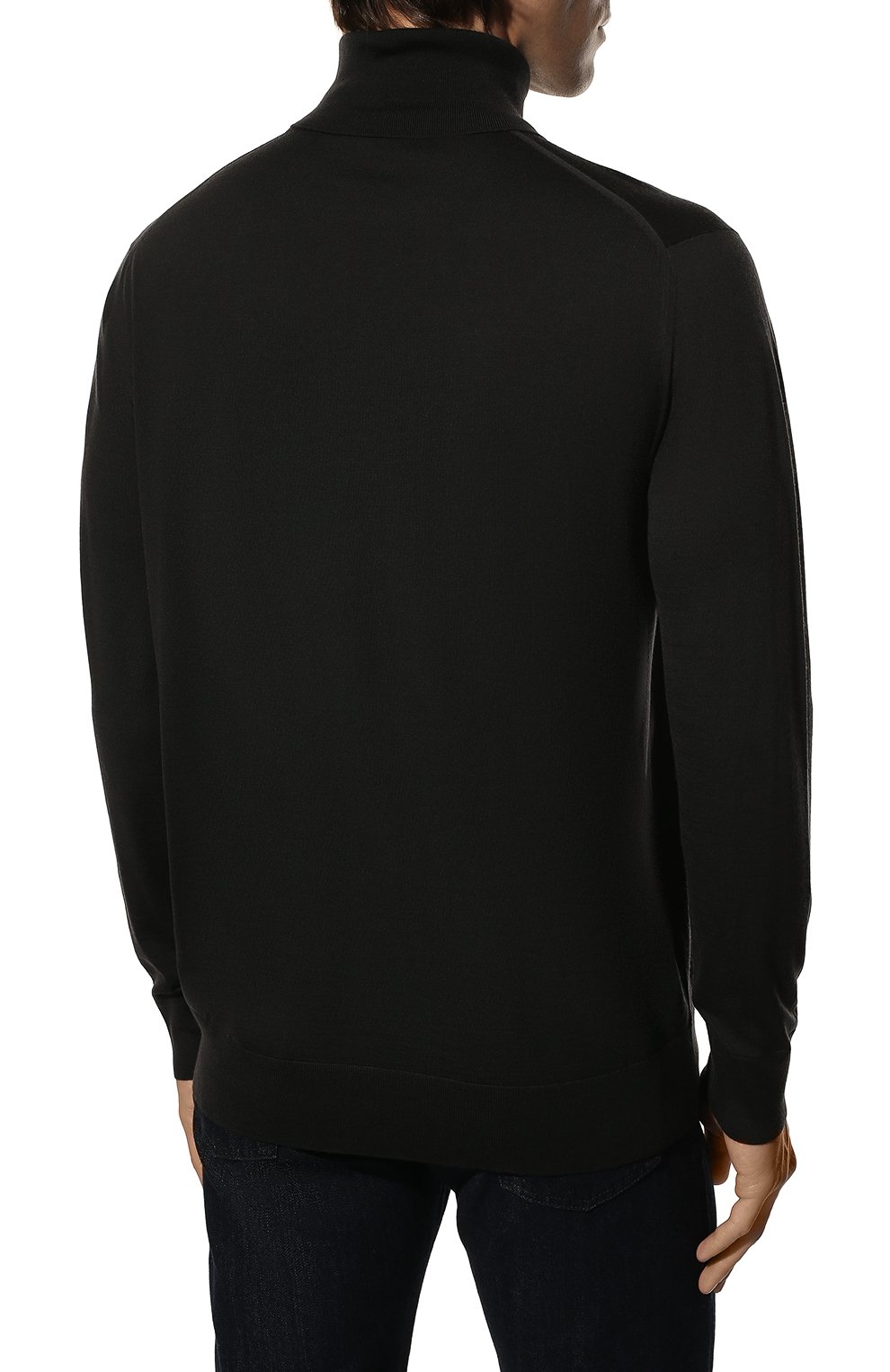 Шерстяная водолазка LORO PIANA темно-серого цвета по цене 169500 руб., арт. FAL3612, фото 4 Шерстяная водолазка LORO PIANA, арт. FAL3612, фото 4