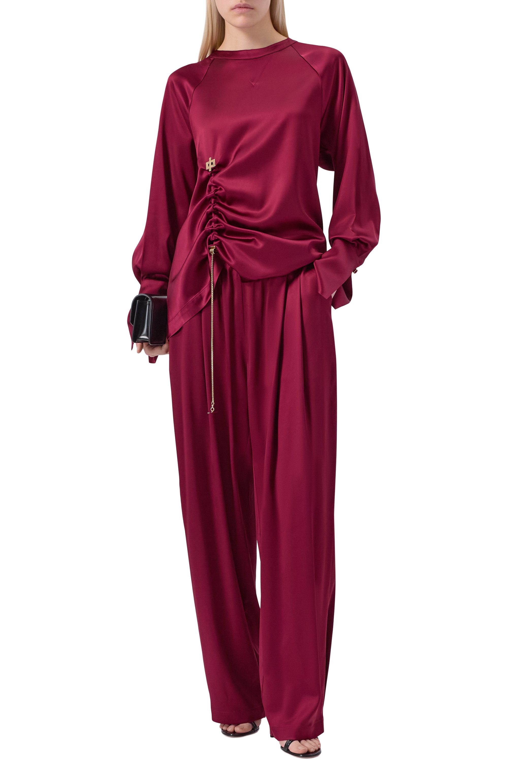 Атласные брюки DANAME, арт. 325FW3701A, фото 2