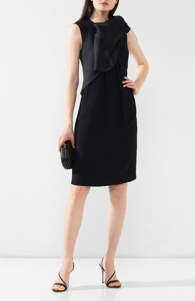 Платье LANVIN темно-синего цвета по цене 147000 руб., арт. RW-DR255T-4085-P19, фото 2 Платье LANVIN, арт. RW-DR255T-4085-P19, фото 2