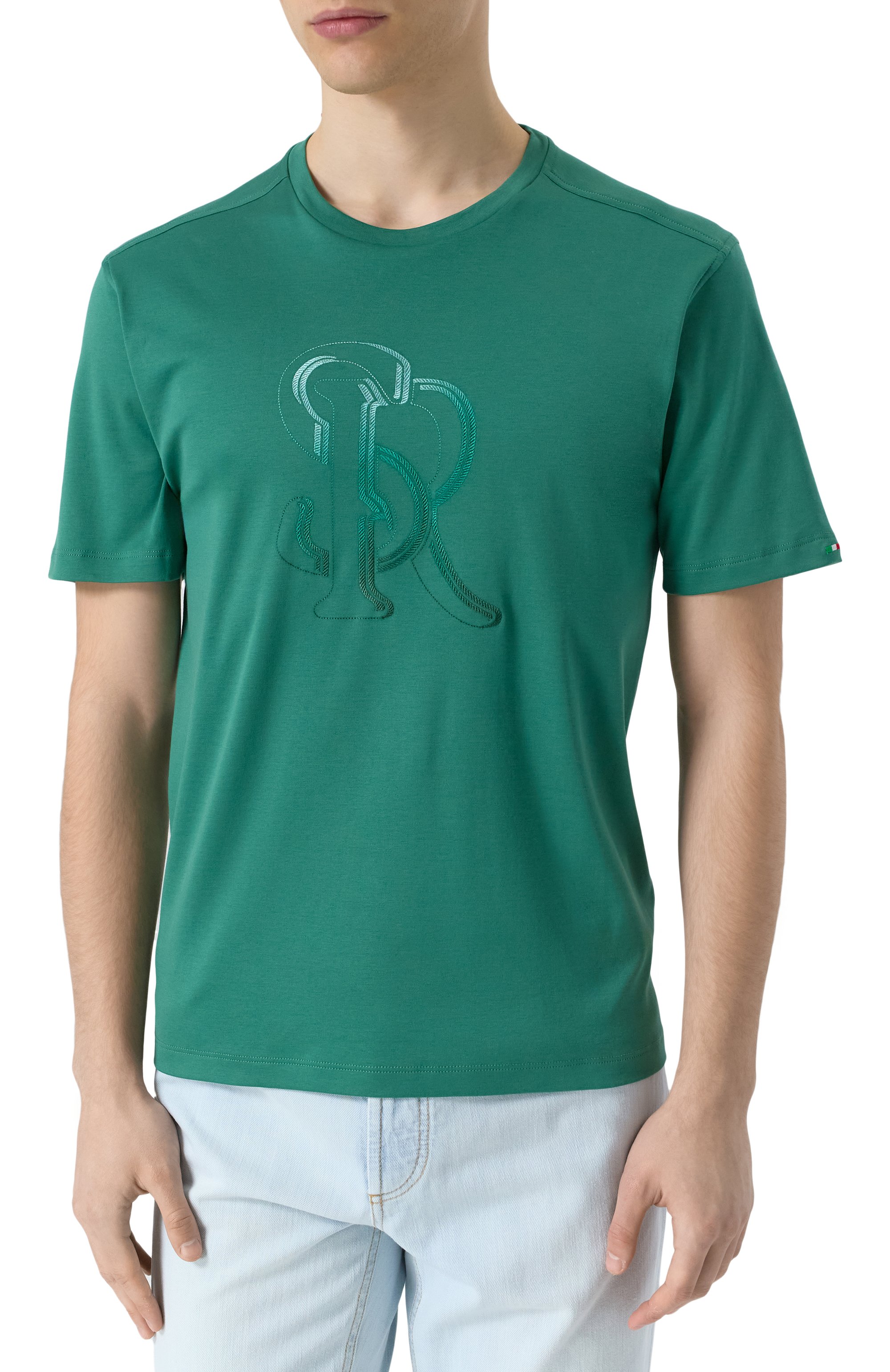 Хлопковая футболка STEFANO RICCI, арт. MNH5204260/LUXT, фото 3