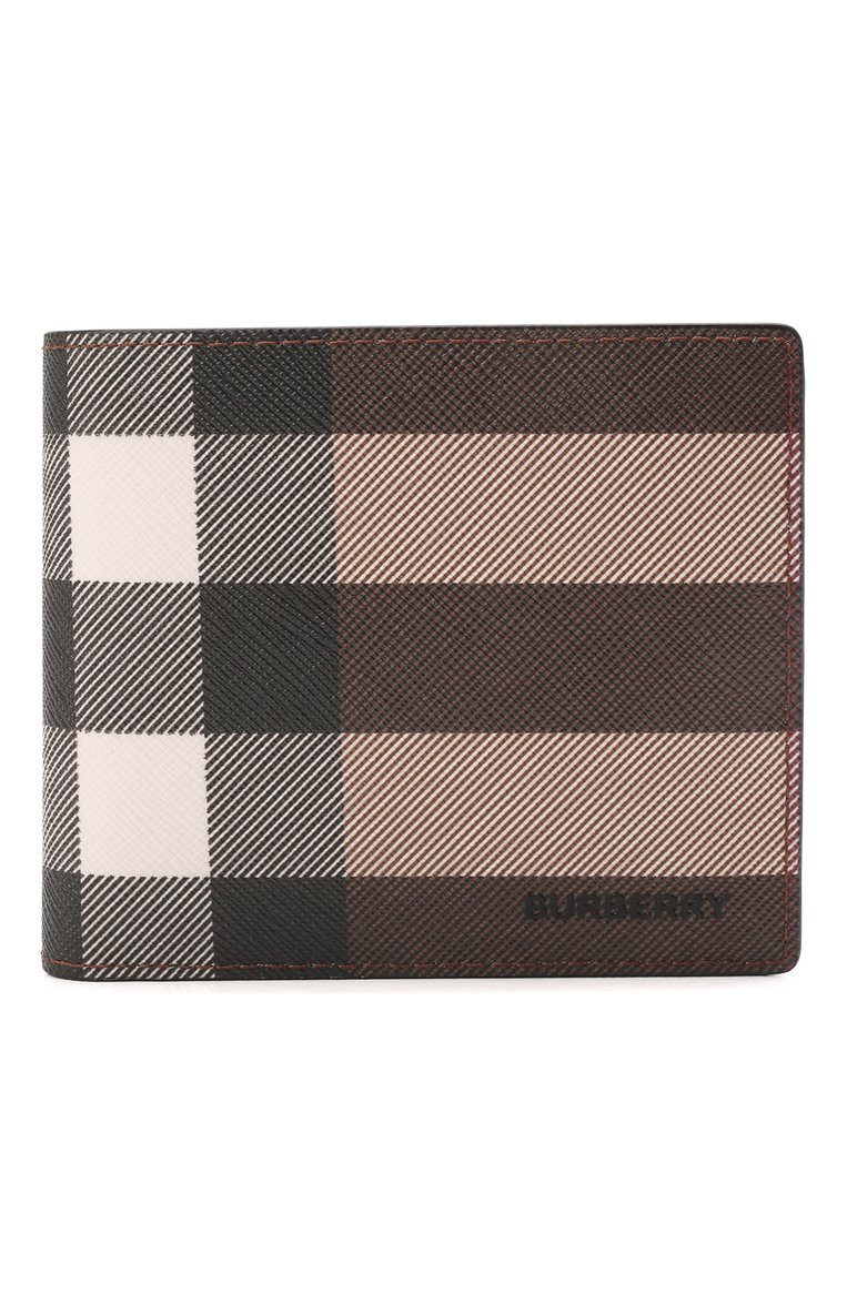 Мужской портмоне BURBERRY коричневого цвета, арт. 8052790 | Фото 1 (Нос: Не проставлено; Материал сплава: Проставлено; Региональные ограничения белый список (Axapta Mercury): Не проставлено; Материал: Пластик)