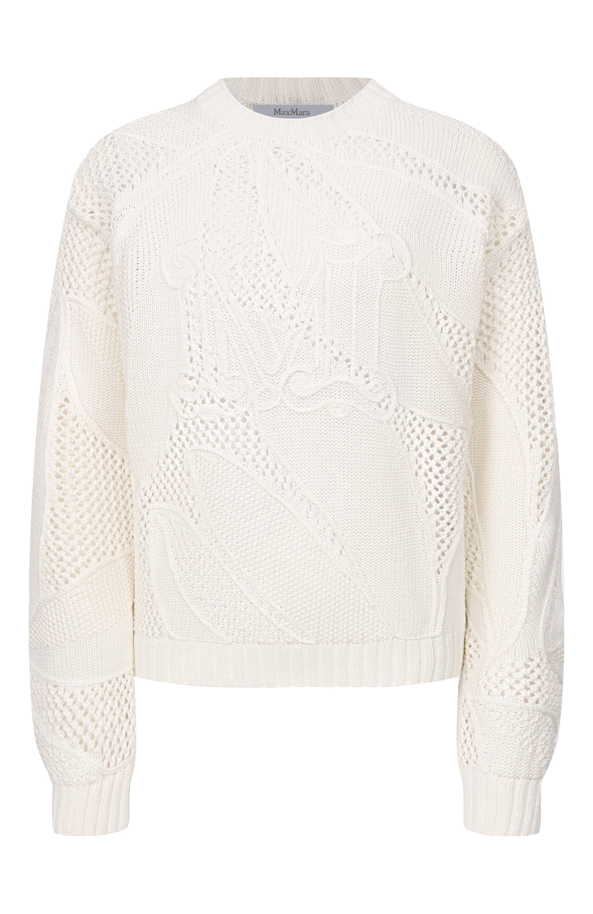 Хлопковый свитер MAX MARA, арт. MXMSALV0, фото 1