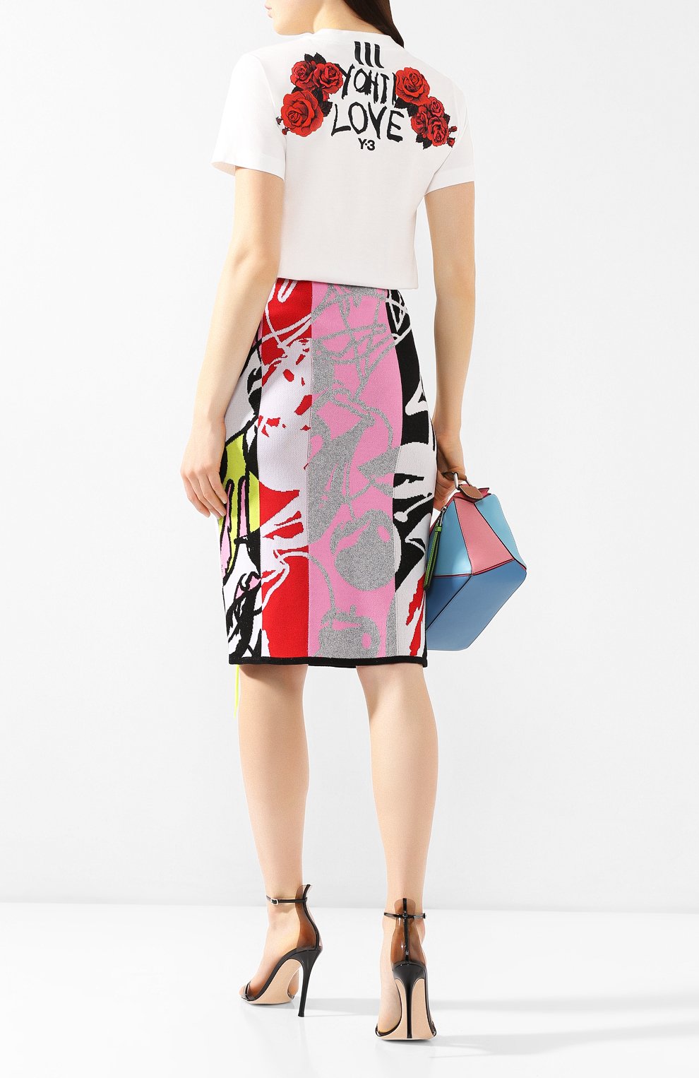 Хлопковая футболка Y-3, арт. DY7147/W, фото 2