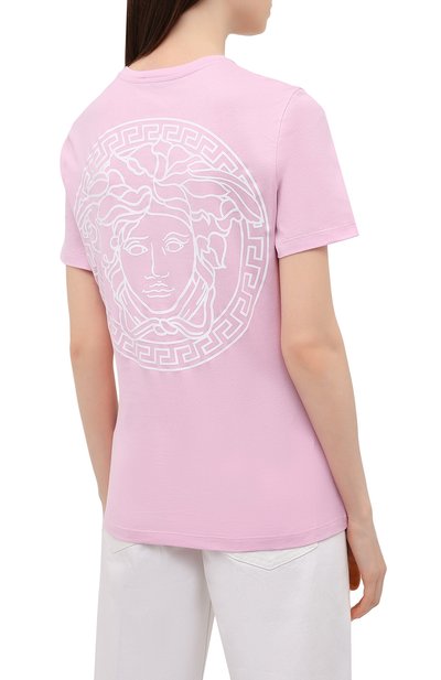 Хлопковая футболка VERSACE, арт. 1001530/1A00603, фото 4