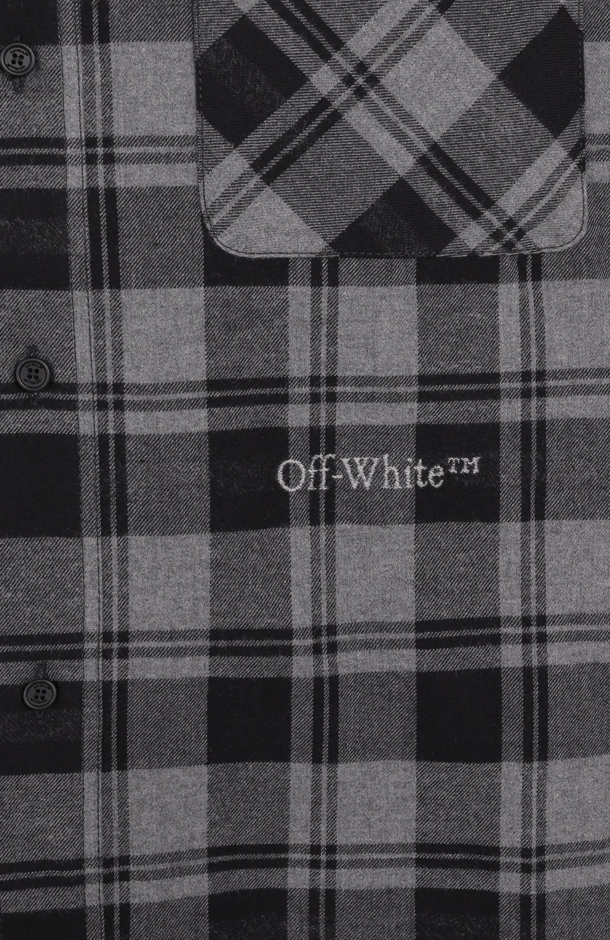 Хлопковая рубашка OFF-WHITE, арт. 0MGE030C99FAB001, фото 6