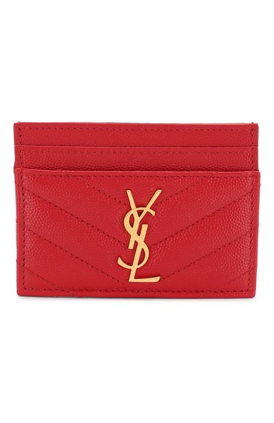 Кожаный футляр для кредитных карт monogram SAINT LAURENT, арт. 423291/B0W01, фото 1
