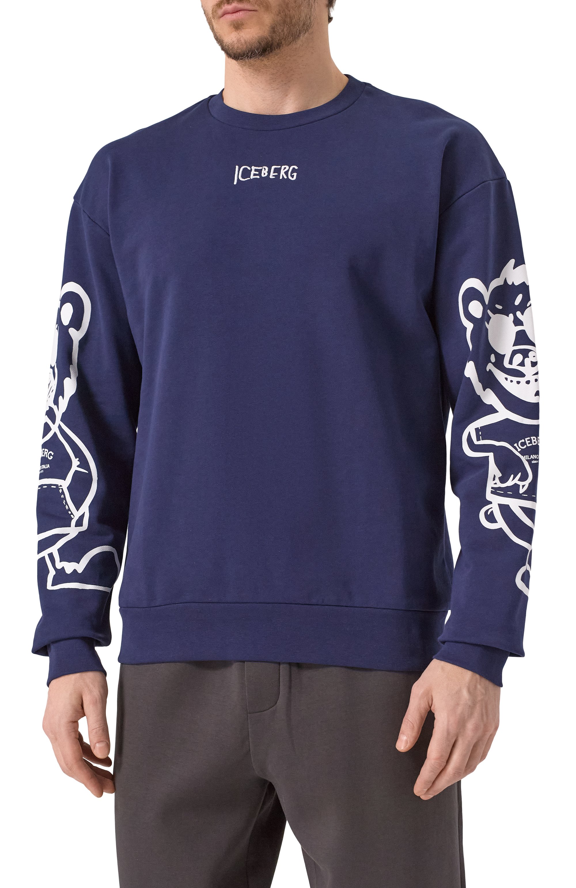 Хлопковый свитшот ICEBERG, арт. E053/6341, фото 3