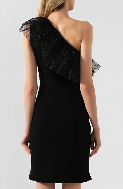 Платье REDVALENTINO черного цвета по цене 53350 руб., арт. TR3KDB42/4W7, фото 4 Платье REDVALENTINO, арт. TR3KDB42/4W7, фото 4