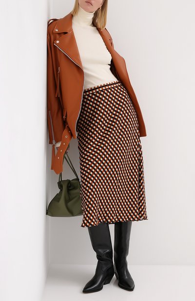 Хлопковая водолазка NANUSHKA кремового цвета по цене 39950 руб., арт. HARRI_CREME_RIB JERSEY, фото 2 Хлопковая водолазка NANUSHKA, арт. HARRI_CREME_RIB JERSEY, фото 2