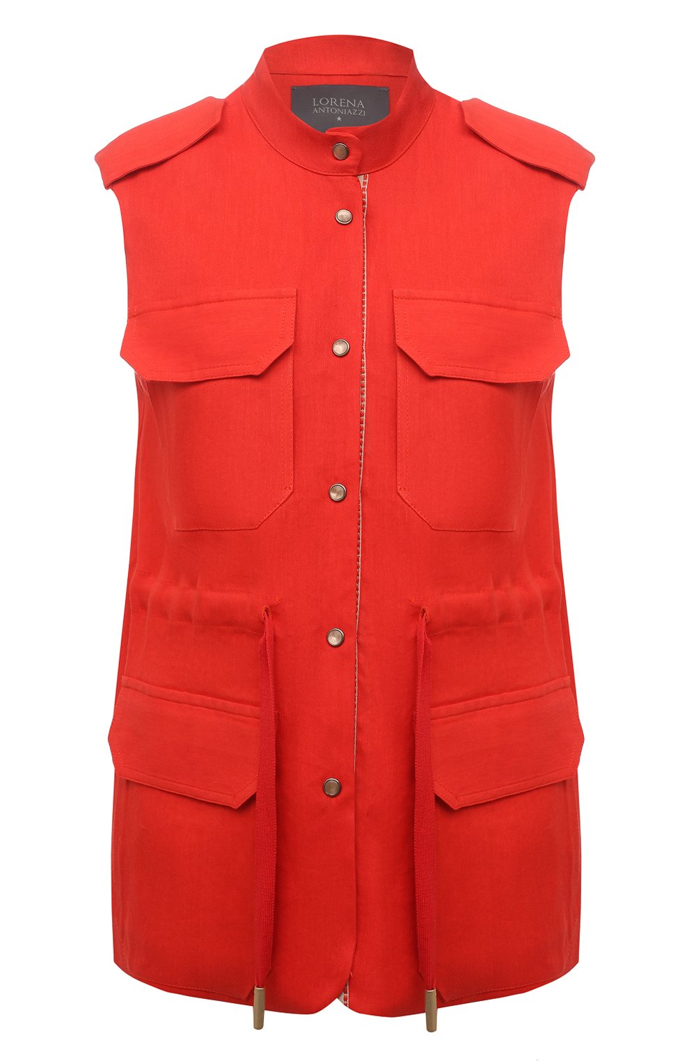 Льняной жилет LORENA ANTONIAZZI, арт. E2103GI006/3347, фото 1