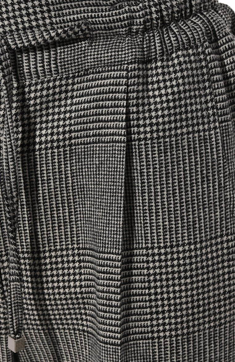 Женские шерстяные брюки KITON серого цвета, арт. D53116K0516C | Фото 5 (Женское Кросс-КТ: Брюки-одежда; Длина (брюки, джинсы): Стандартные; Силуэт Ж (брюки и джинсы): Прямые; Стили: Кэжуэл; Материал внешний: Шерсть; Автоматизация состава: Проставлено; Автоматизация ТО: Проставлено)