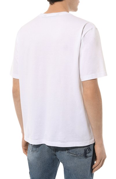 Хлопковая футболка PALM ANGELS, арт. PMAA089F23JER0020110, фото 4