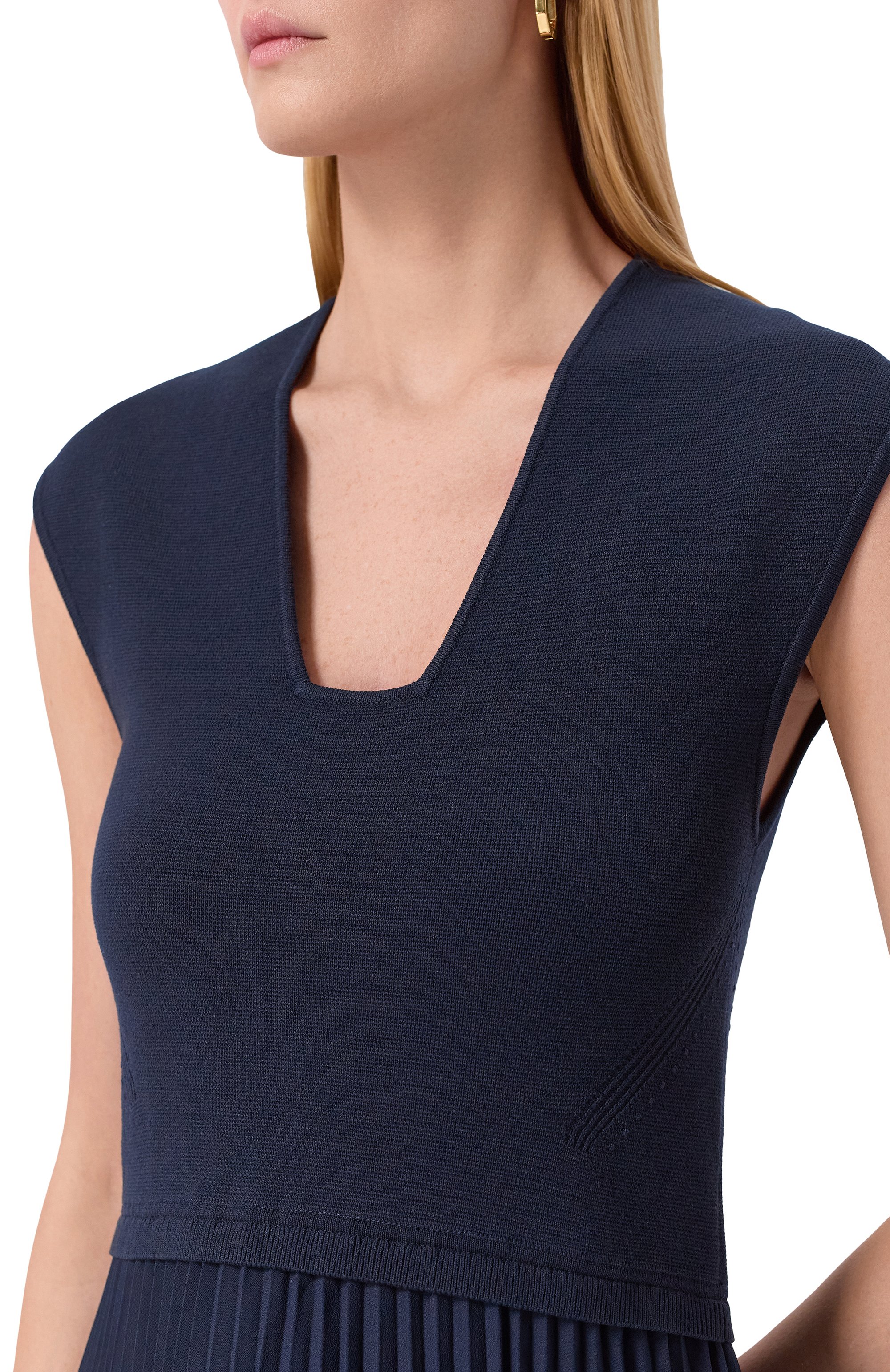 Комбинированное платье BOSS, арт. 50549110, фото 4