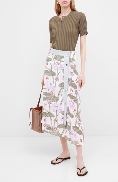 Шелковая юбка LOEWE, арт. S616344X12, фото 2