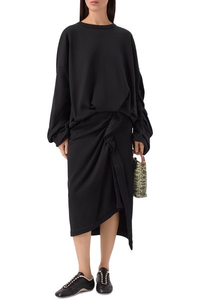 Кожаные кроссовки DRIES VAN NOTEN черного цвета по цене 73250 руб., арт. 131702/0115, фото 3 Кожаные кроссовки DRIES VAN NOTEN, арт. 131702/0115, фото 3