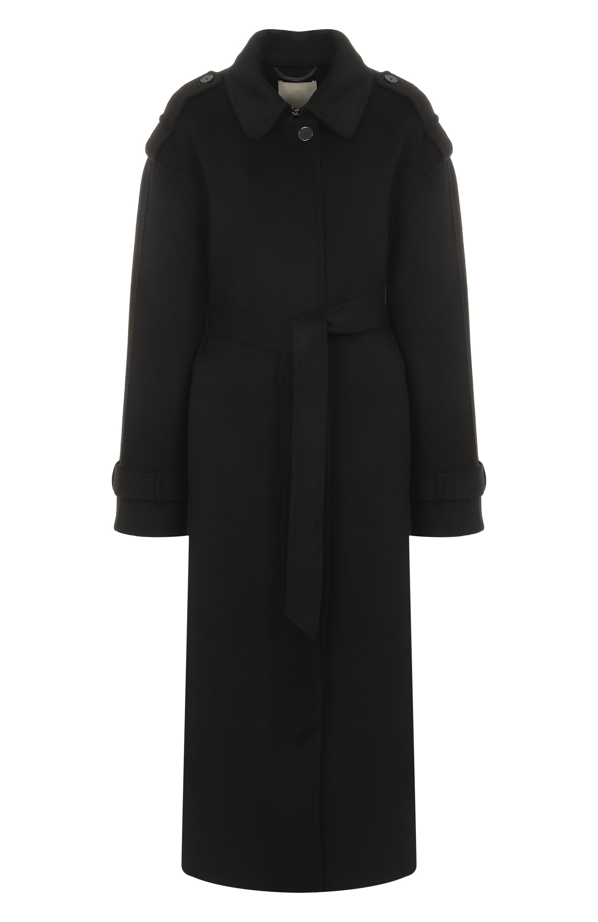 Кашемировое пальто 12 STOREEZ черного цвета по цене 180000 руб., арт. 133934, фото 1 Кашемировое пальто 12 STOREEZ, арт. 133934, фото 1