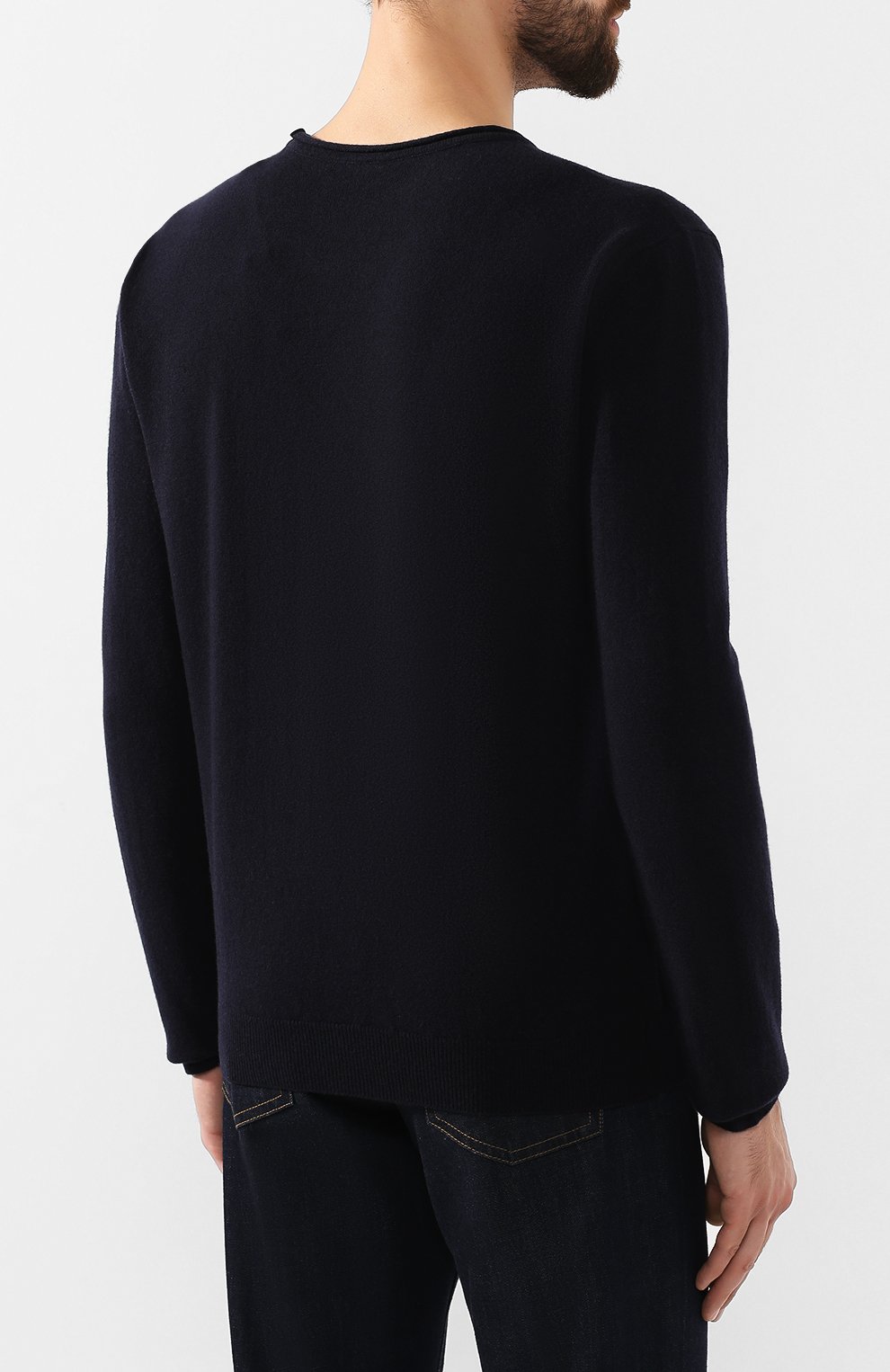 Шерстяной джемпер ELEVENTY PLATINUM синего цвета по цене 22500 руб., арт. 979MA0489 MAG28053, фото 4 Шерстяной джемпер ELEVENTY PLATINUM, арт. 979MA0489 MAG28053, фото 4