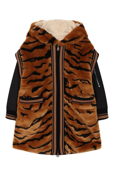 Пальто с отделкой DOLCE & GABBANA, арт. L5JBG3/G7QDS/2-6, фото 4