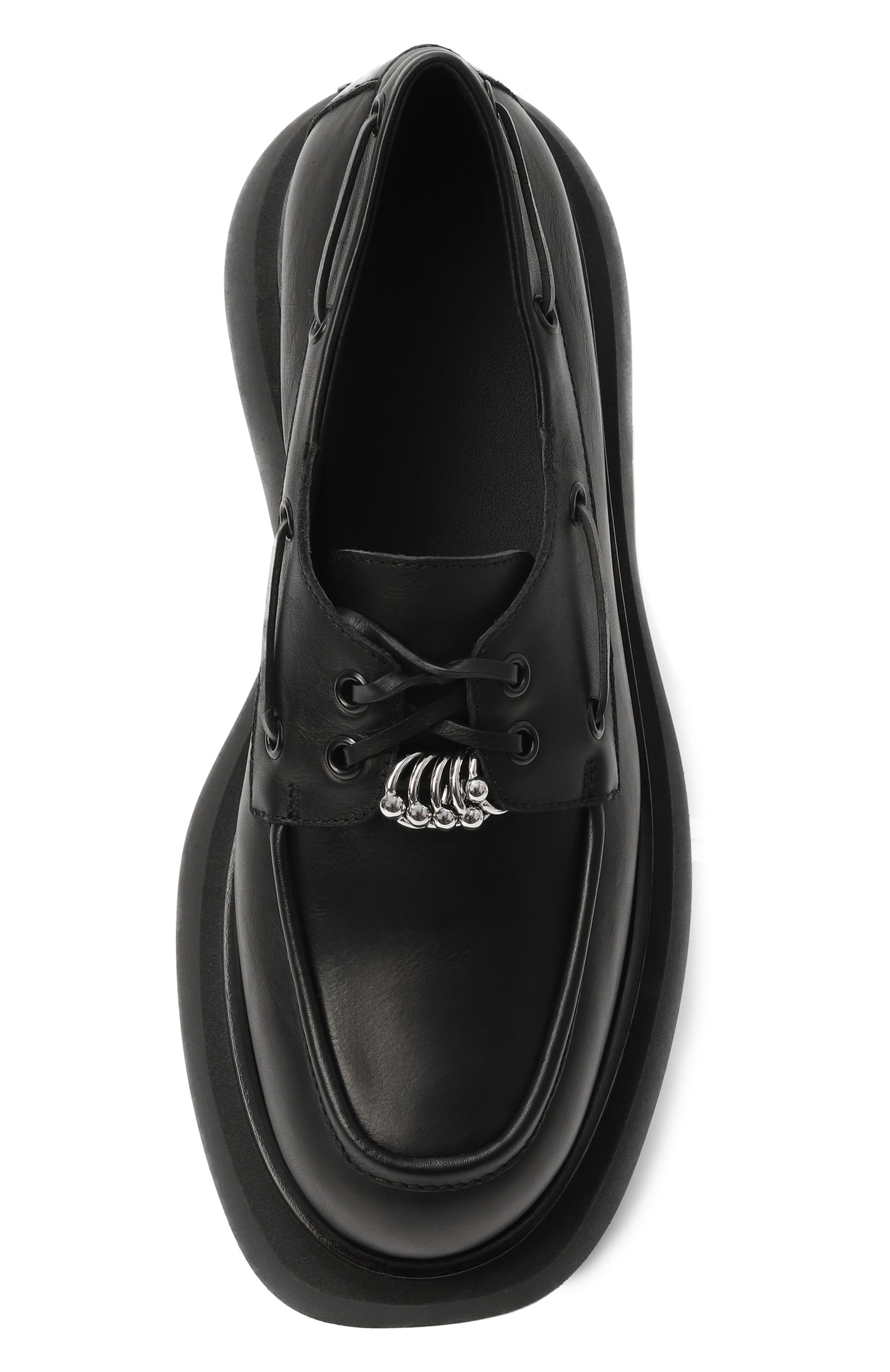 Кожаные топсайдеры camille 3JUIN, арт. 326W1002.A.1247997, фото 6