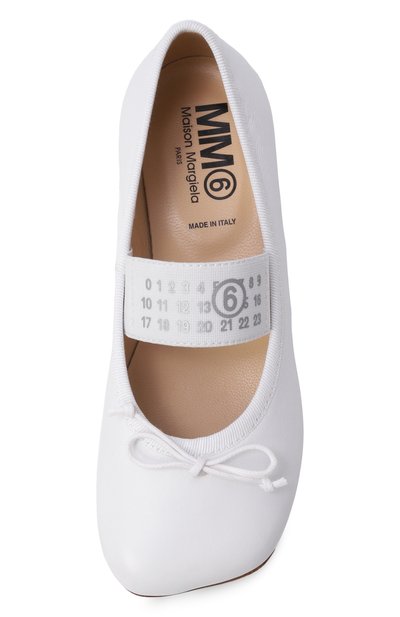 Кожаные балетки MM6, арт. 82398/VAR2, фото 4