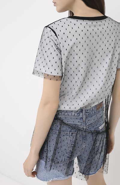 Хлопковая футболка REDVALENTINO, арт. UR3MG07A/5CK, фото 4