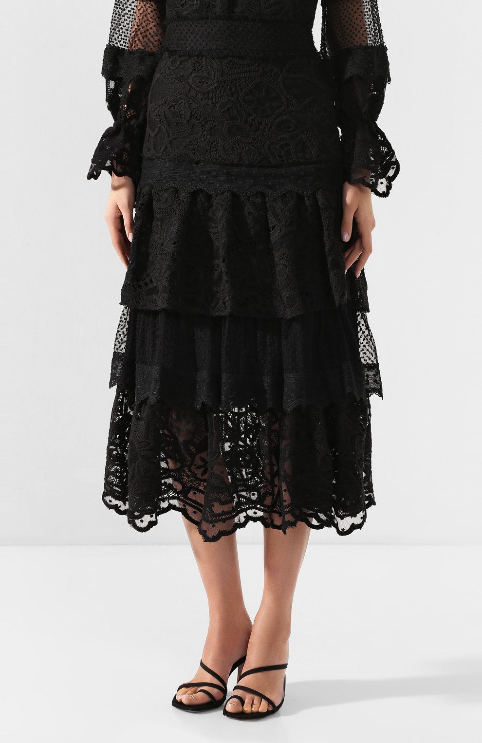 Юбка-миди Alexis цвет черный купить в ЦУМ OUTLET, арт. A4190907-5787
