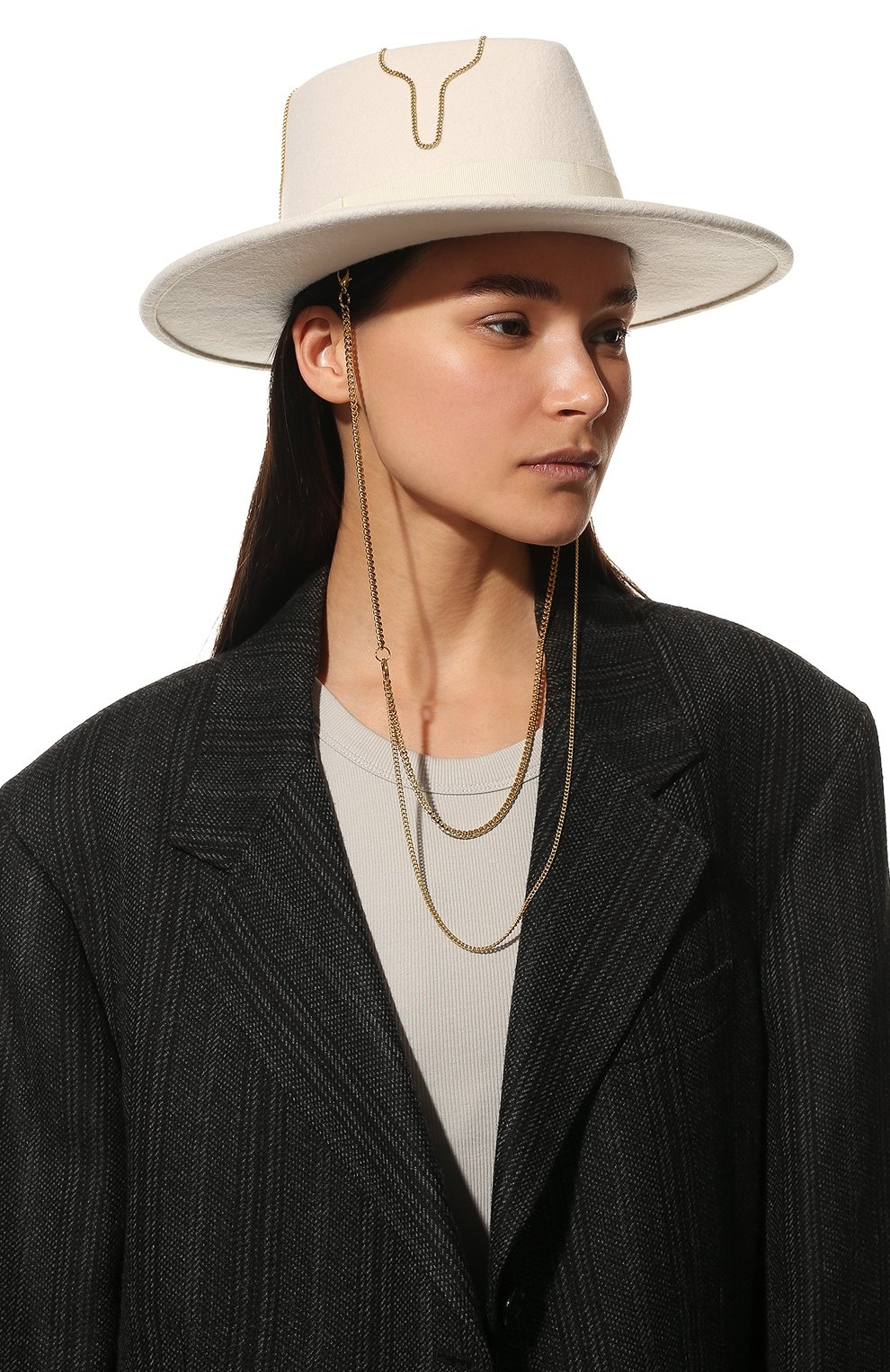 Фетровая шляпа drop chains COCOSHNICK HEADDRESS, арт. dropchainssample, фото 2