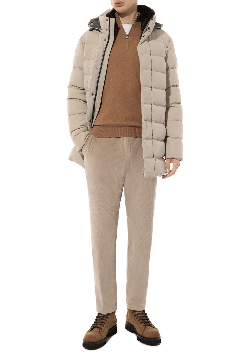 Пуховик с воротником из кролика HETREGO, арт. 8N435R/WILLIAM, фото 2