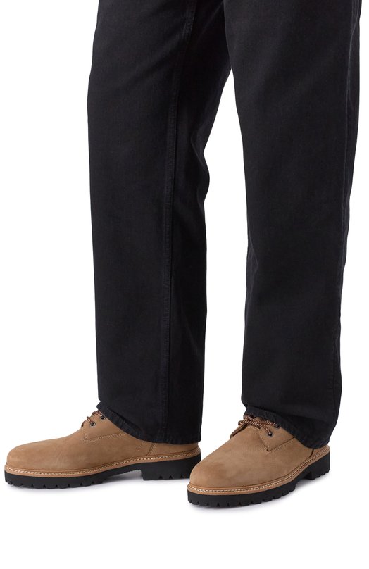 Ботинки Draven из нубука HUGO 50552695 Бежевый  50552695 Фото 3