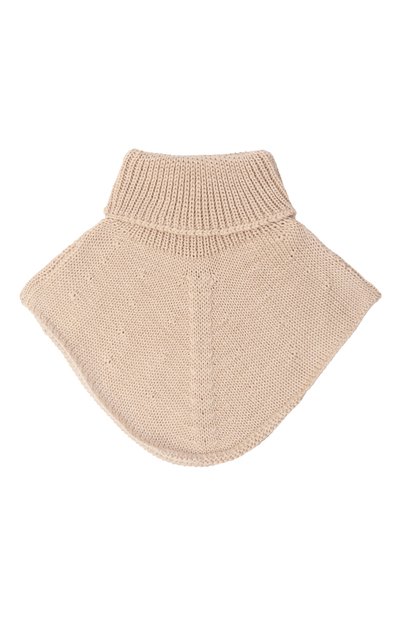 Шерстяной шарф-манишка IL TRENINO бежевого цвета по цене 8740 руб., арт. CL-4058/J, фото 2 Шерстяной шарф-манишка IL TRENINO, арт. CL-4058/J, фото 2