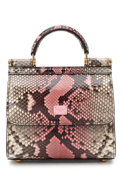 Сумка sicily из кожи питона DOLCE & GABBANA, арт. BB6846/A2V35/PRET, фото 1