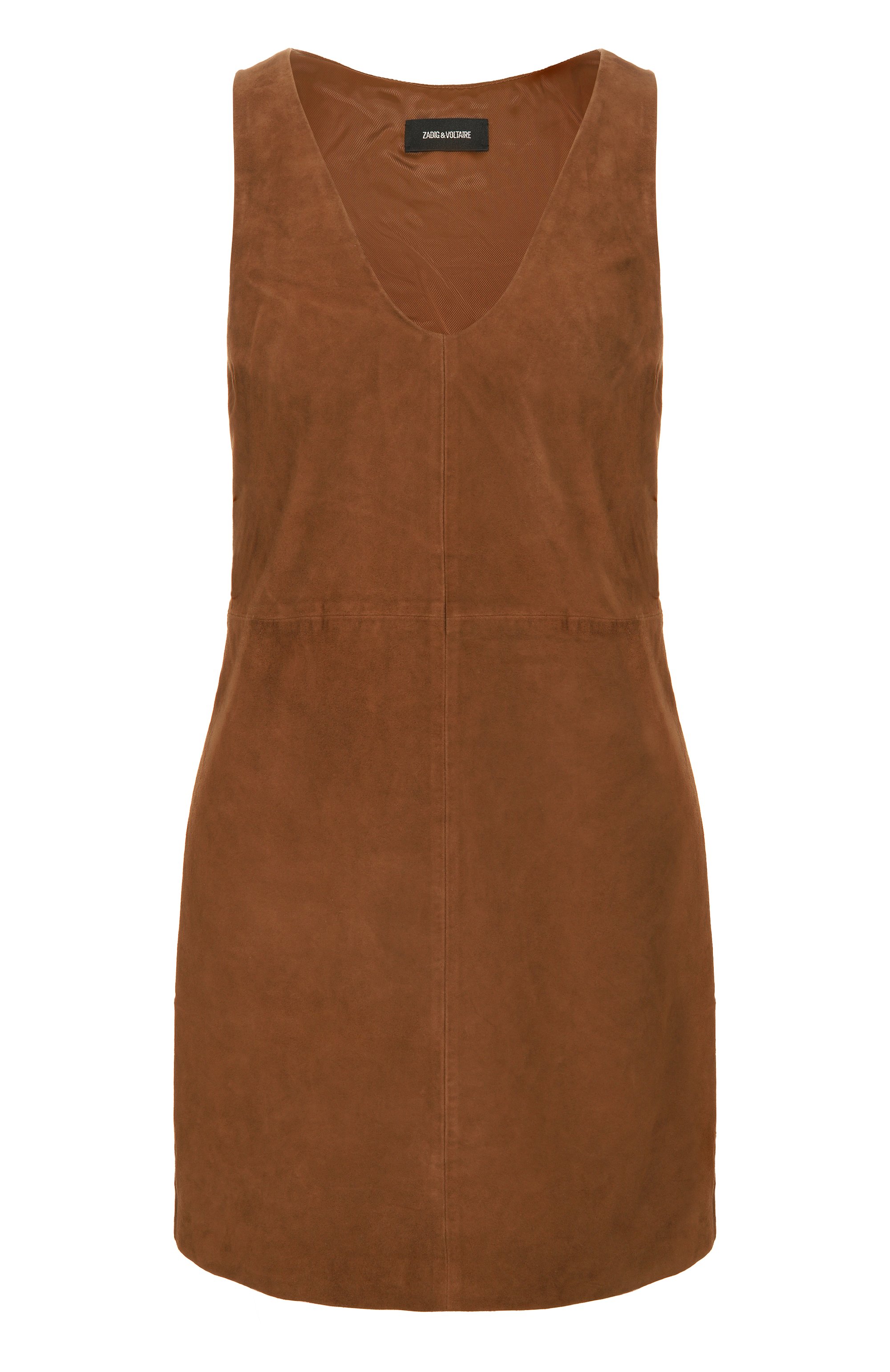 Замшевое платье ZADIG AND VOLTAIRE, арт. RWDR01039, фото 1