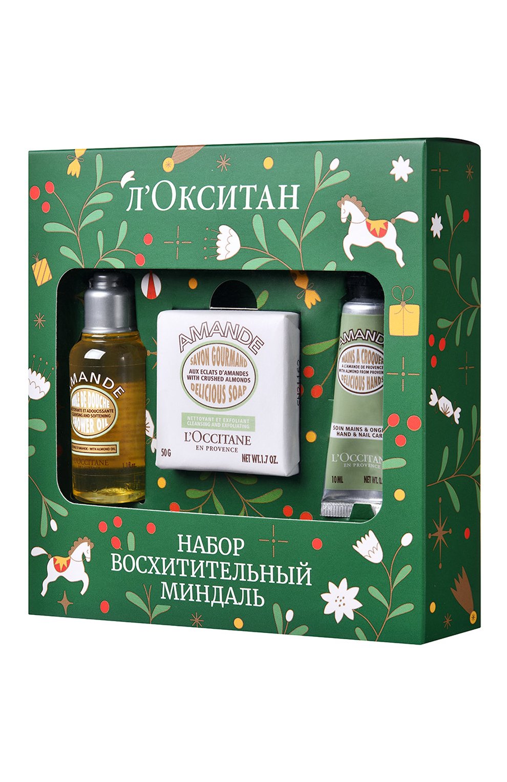 Набор "восхитительный миндаль" (50g+35+10ml) L`OCCITANE бесцветного цвета по цене 1250 руб., арт. 132585, фото 2 Набор "восхитительный миндаль" (50g+35+10ml) L`OCCITANE, арт. 132585, фото 2