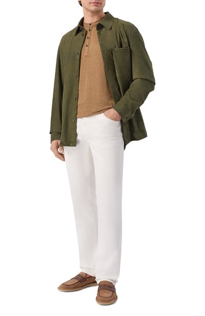 Льняной лонгслив-хенли STEFANO RICCI, арт. K919510S4B/T26205, фото 2