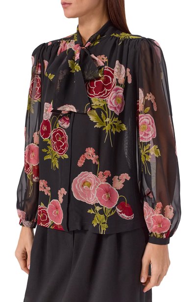 Шелковая блузка GIAMBATTISTA VALLI, арт. 26SSRVCA1014/30PRI, фото 3