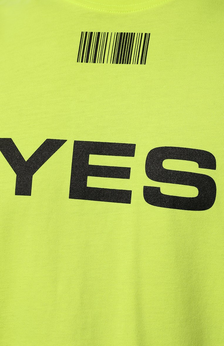 Хлопковая футболка  VTMNTS, арт. VL12TR340Y/1611, фото 5