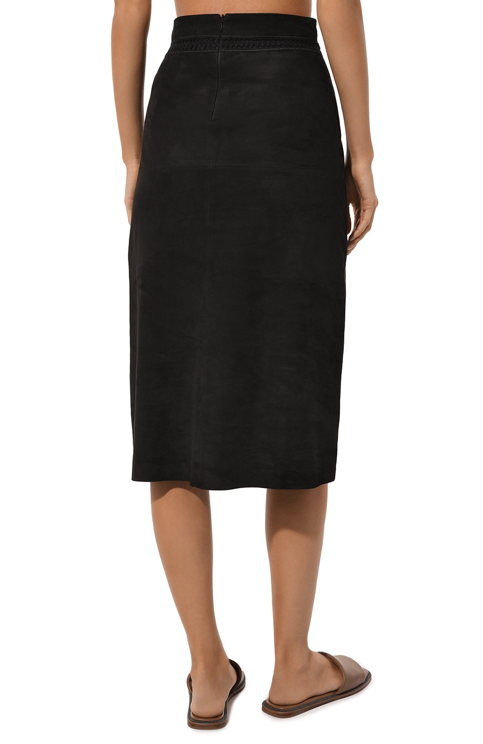 Замшевая юбка MVST, арт. ZBET-X1155-2, фото 4