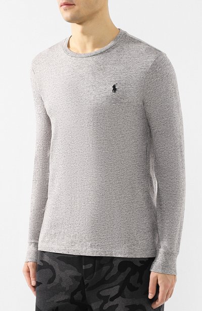 Хлопковый лонгслив POLO RALPH LAUREN, арт. 710671468, фото 3