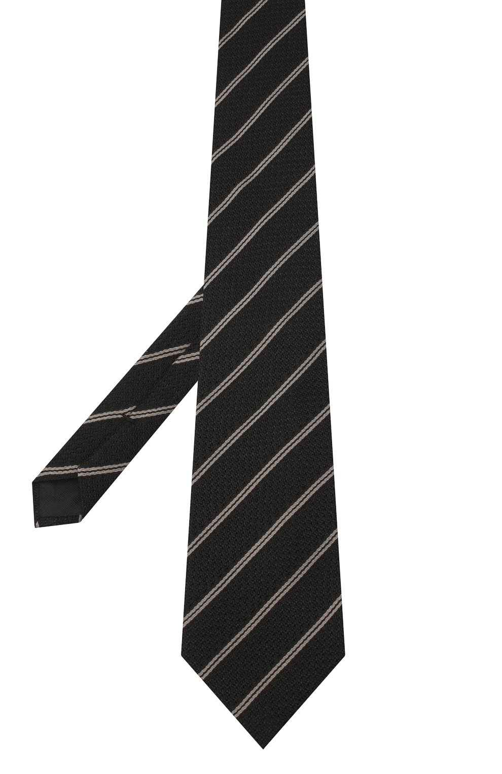 Галстук из шелка и шерсти TOM FORD черного цвета по цене 25950 руб., арт. 8TF14/XTF, фото 2 Галстук из шелка и шерсти TOM FORD, арт. 8TF14/XTF, фото 2