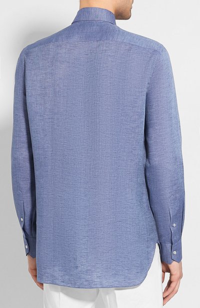 Льняная рубашка ZILLI, арт. MFT-MERCU-13091/RZ01, фото 4