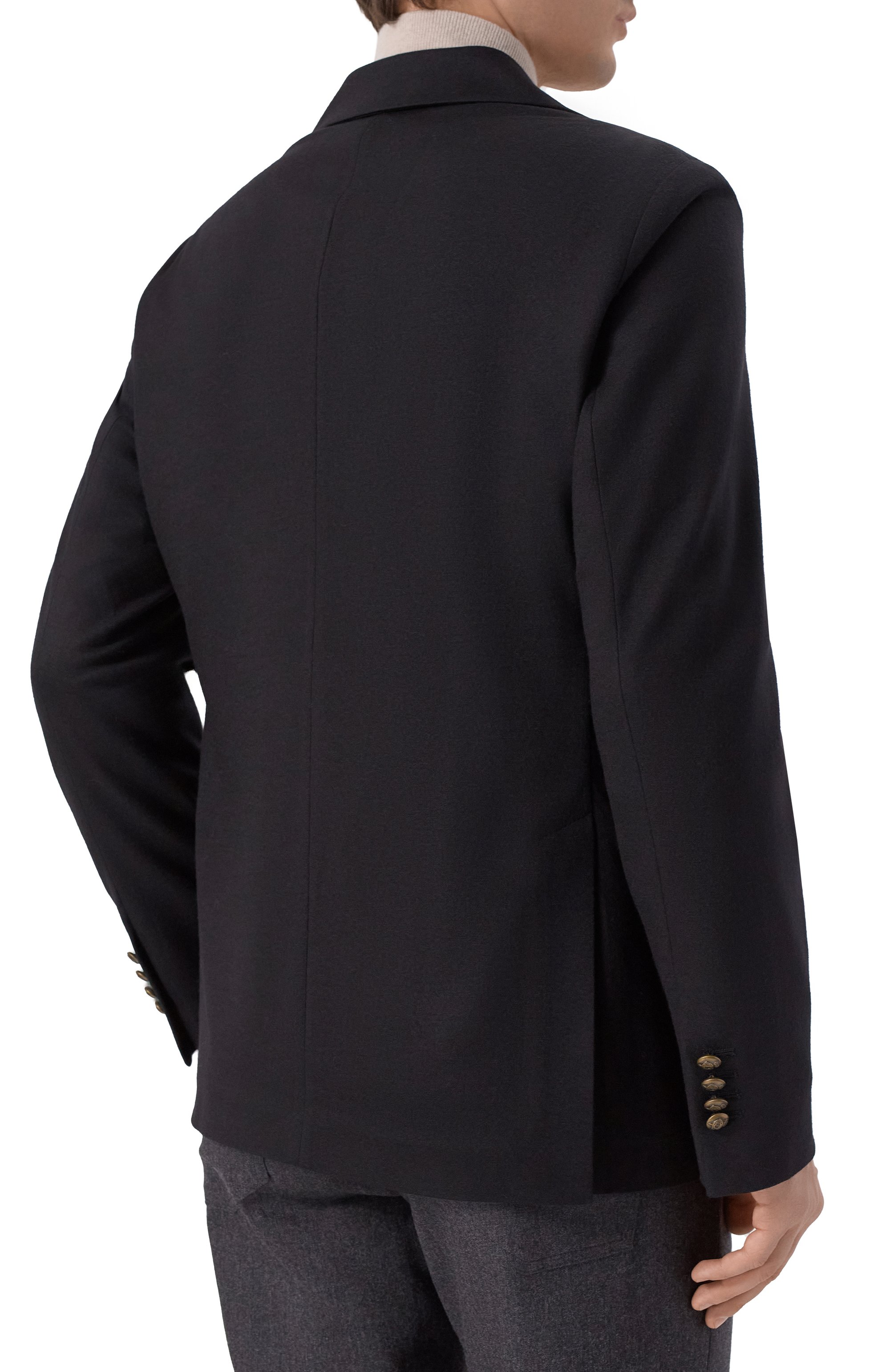 Пиджак из шерсти и кашемира CIRCOLO 1901 черного цвета по цене 77200 руб., арт. CN5059, фото 5 Пиджак из шерсти и кашемира CIRCOLO 1901, арт. CN5059, фото 5