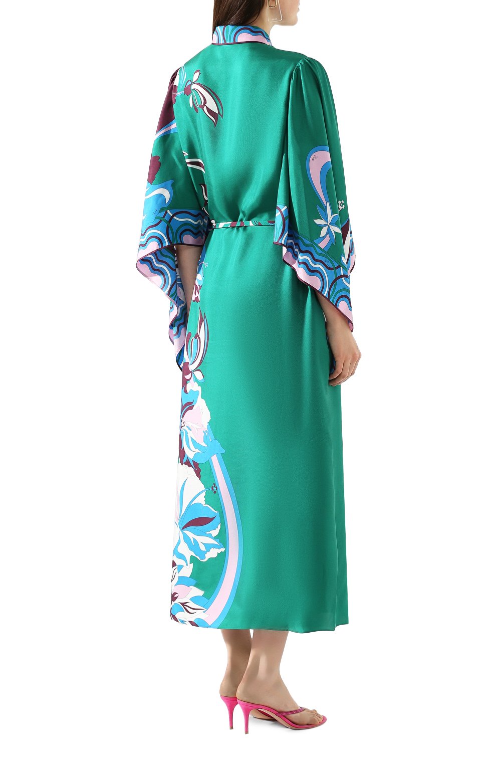 Шелковое платье EMILIO PUCCI, арт. 0ERH85/0E880, фото 4
