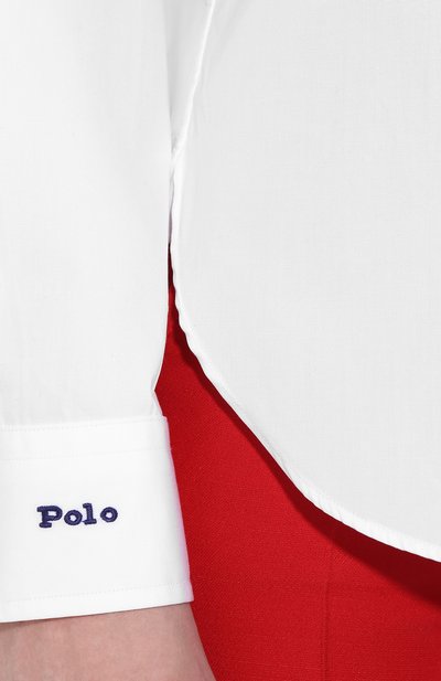 Хлопковая рубашка POLO RALPH LAUREN белого цвета по цене 16350 руб., арт. 211734838, фото 5 Хлопковая рубашка POLO RALPH LAUREN, арт. 211734838, фото 5