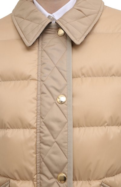Пуховая куртка BURBERRY бежевого цвета по цене 132000 руб., арт. 8039217, фото 5 Пуховая куртка BURBERRY, арт. 8039217, фото 5