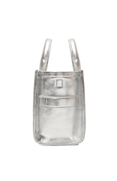 Сумка the tote bag small MARC JACOBS (THE) серебряного цвета по цене 54650 руб., арт. 2F3HTT004H01, фото 4 Сумка the tote bag small MARC JACOBS (THE), арт. 2F3HTT004H01, фото 4