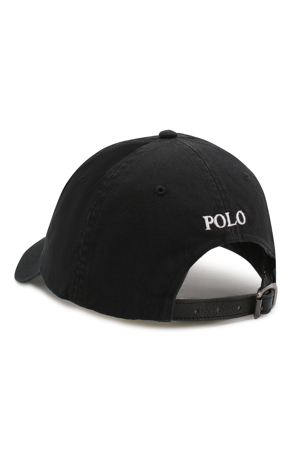 Хлопковая бейсболка POLO RALPH LAUREN черного цвета по цене 6845 руб., арт. 710673584, фото 2 Хлопковая бейсболка POLO RALPH LAUREN, арт. 710673584, фото 2